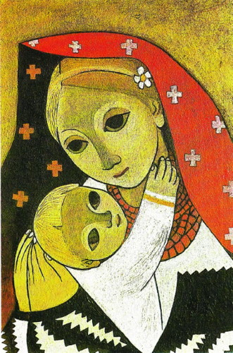 Image - Halyna Mazepa: Madonna (1951).